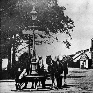 An early picture of the Clousden Hill crossroads in Forest Hall