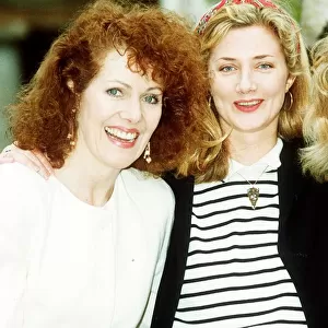 English actress Vanessa Redgrave with her daughter Joely Richardson
