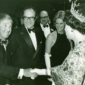 Eric Wise and Ernie Morecambe meets Queen Elizabeth at the Royal Variety Performance