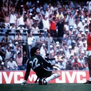 Football World Cup 1982 England 3 France 1 in Bilbao Paul