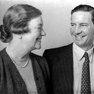 Foreign Office official Harold Philby and his mother. November 1955 P009632