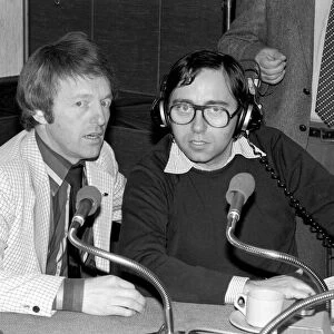 Fred Housego with magician Paul Daniels in the studio today. January 1981 81-00036