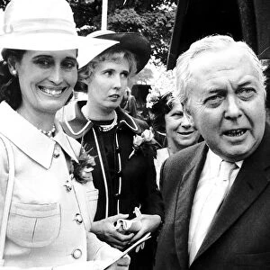 Harold Wilson with Lady Falkender (C) Ex-Secretary of Harold Wilson 1979
