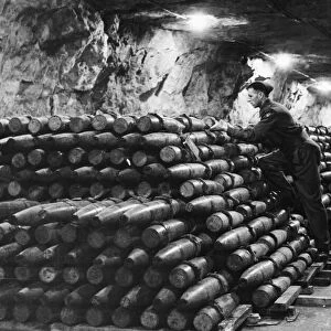 Huge underground ammunition depot, Southern Command. (Picture