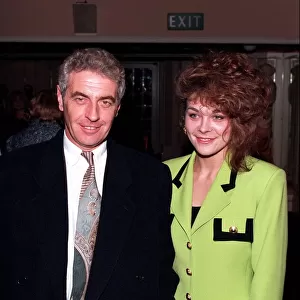 JAMES HAZELDENE & SAMANTHA BECKINSALE AT PERSONALITY OF THE YEAR LUNCH - 08 / 04 / 1992