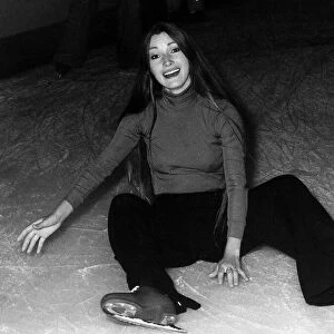 Jane Seymour actress a regular visitor to the Queens Skating Club Queensway London