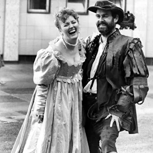 John Cleese and Sarah Badel at Taming of the Shrew photocall - June 1980