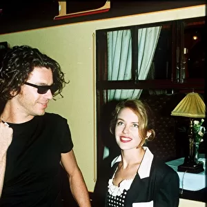 Kylie Minogue Pop Singer / Actress with Michael Hutchence Dbase MSI A©Mirrorpix