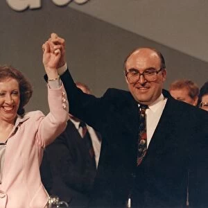 Labour Party Conference 1992. Newley appointed Labour Leader John Smith seen here