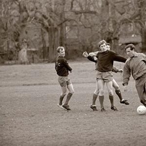 Leicester City Football Team in training for the FA Cup Final April 1969