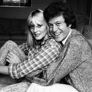 Lionel Blair pictured at home with his wife Susan. 19th October 1983