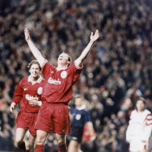 Liverpool 6 v FC Sion 3. UEFA European Cup Winners Cup 2nd round 2nd leg match at