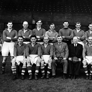 Liverpool F. C. Players who have played in the first team in 1948. Back row left to right