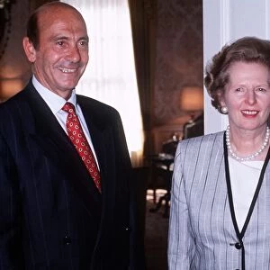Margaret Thatcher British Prime Minister 8 with Manfred Woerners