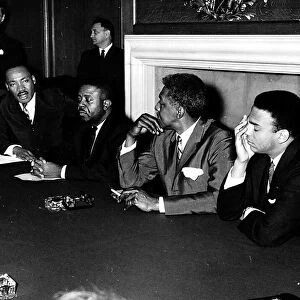 Martin Luther King press conference St Pauls Chapter House