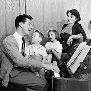 Max Bygraves comedian and singer seen here with his family after it was annouced he will
