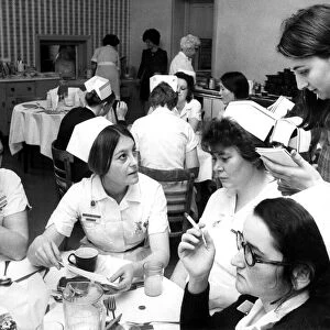 Nurses talk about the cost of meals for nurses at Gulson Road Hospital staff canteen
