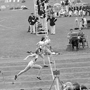 Olympic Games 1948 Finish of the 80 metres hurdles at Wembley Stadium - won by Fanny