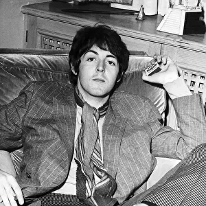 Paul McCartney of the Beatles, Friday 19th May 1967. Pictured attending a dinner
