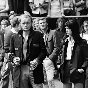 People at the London Rock and Roll Show at Wembley Stadium, London. 5th August 1972