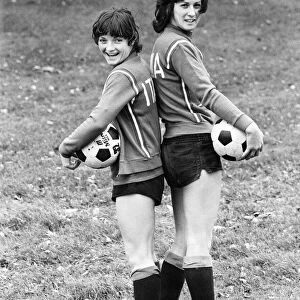Players of the Italian Ladies Football Team, ahead of their International match with
