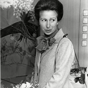 Princess Anne at Barncroft Day Centre, Chilwell 15th April 1989