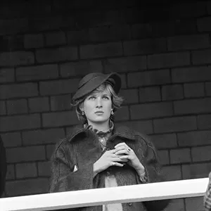 Princess Diana at Aintree Racecourse for the the Grand National horserace. 3rd April 1982
