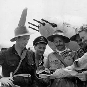 RAF Mosquitoes supporting the 14th Army in Burma during the Second World War pictured at