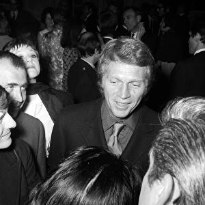 Reception for Steve McQueen star of Bullitt at the savoy hotel 5th June 1969
