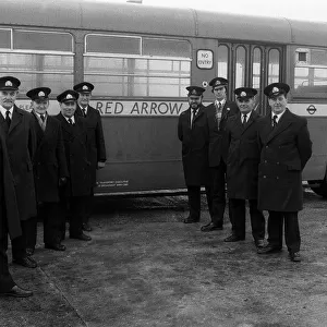 Red Arrow Buses - Bus Drivers and Staff in uniform - June 1979 Bus Drivers