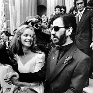 Ringo Starr and Barbara Bach marry in a civil ceremony, rather than a splashy gala