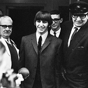Ringo Starr leaves University College Hospital, London after having his tonsils removed