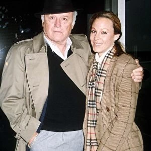 Rod Steiger actor and wife Paula arrive from Los Angeles at Heathrow Airport (LAP