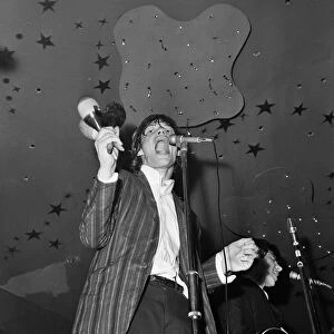 The Rolling Stones perform on stage at the Imperial Ballroom in Nelson Lancashire