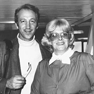 Rosemary Clooney Actress With Her Boyfriend Dante Di Paolo At Heathrow