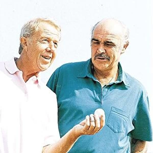 Sean Connery with Michael Medwin playing golf