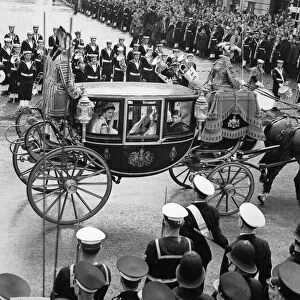 The second carriage of The Carriage Procession of Princes