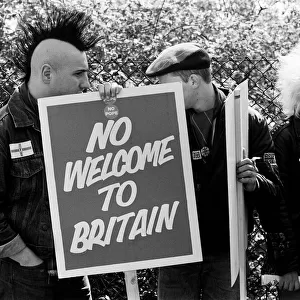 Skinheads and Punks march. 17th April 1982
