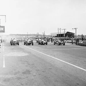Start of the Classic Racing Cars race at Snetterton 27th September 1964 *** Local Caption