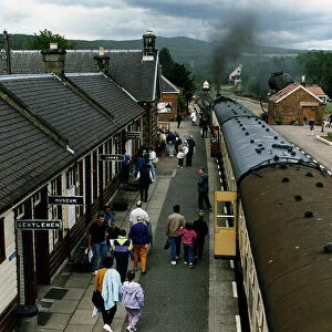 Strathspey Railway Station in Scotland, September 1996