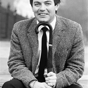 Tony Blackburn, Radio One disc jockey, pictured in Hyde Park, London. 20th February 1968