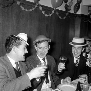 Tottenham Hotspur at their annual Christmas Party at White Hart Lane, London