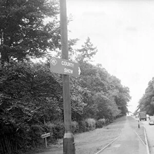 A traffic scene from Kenilworth Road, Coventry. 13th June 1962