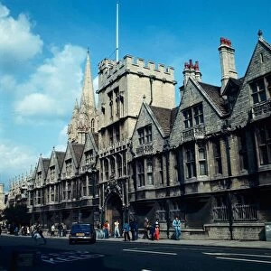 A view of Brasenose college in Oxford, 1973