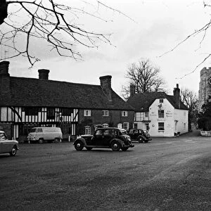 The White Horse pub in Chilham, Kent. 12th December 1961