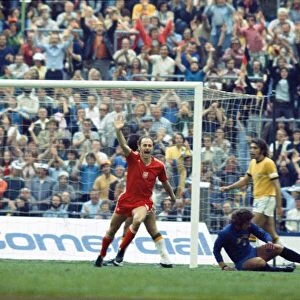 World Cup 1974 3rd place play off Poland 1 Brazil 0 Grzegorz