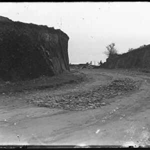 Excavating Plaidy Road, near Est Looe