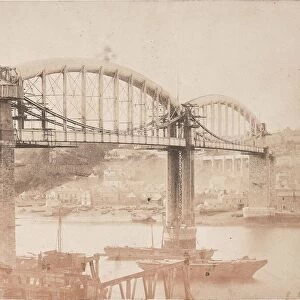 Photograph of the Royal Albert Bridge, c1859