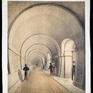 The western archway of the Thames Tunnel