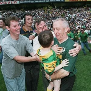 Meath Manager Boylan With Son